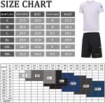 BUYJYA Men's Workout Clothes Athletic Shorts Shirt Set 3 Pack for Basketball Football Exercise Training Running Gym - Image 7